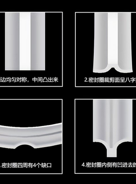 适用康佳电压力锅密封圈配件硅胶垫圈胶皮条锅圈2/3/4/5/6/8/12升
