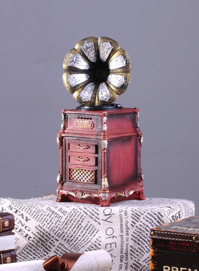 酒吧复古留声机欧式酒吧咖啡馆