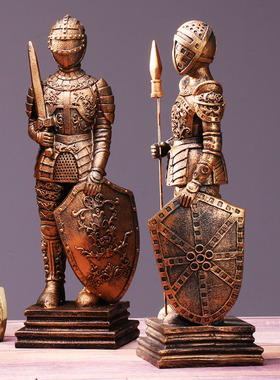 欧式风斯巴达罗马勇士咖啡厅盔甲