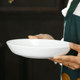 Jingdezhen bone porcelain household tableware 8-inch plate