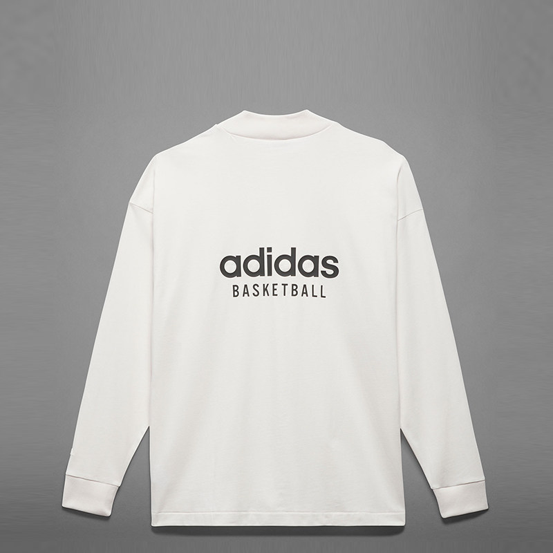 阿迪达斯 情侣长袖打底衫休闲半高领纯棉T恤IA3423 IA3424 IA3422,淘宝优惠券,粉丝福利购,淘宝优惠卷