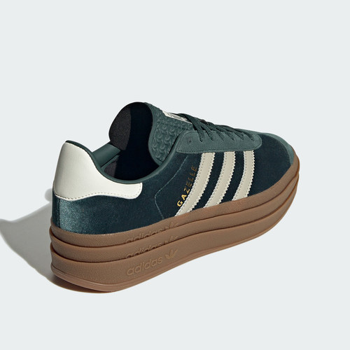 阿迪达斯GAZELLE BOLD女子经典厚底运动休闲板鞋IG3685 IG4391 - 图2