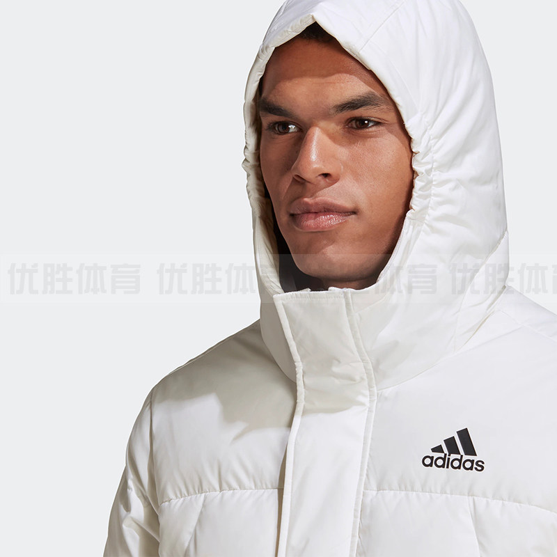 Adidas阿迪达斯 官方正品男子舒适保暖连帽休闲运动羽绒服 GK0665,淘宝优惠券,粉丝福利购,淘宝优惠卷