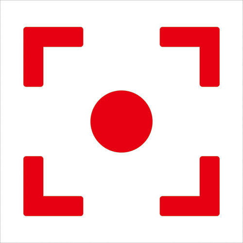 5S定位贴办公室桌面物品摆放四角定置标签6S管理标识贴直角贴L型 - 图1