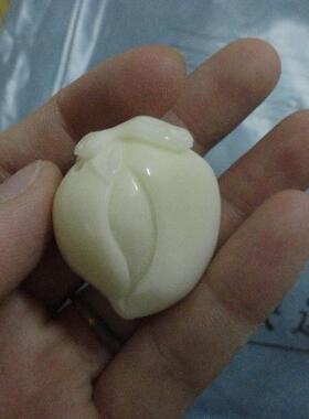 象牙果精雕手工摆件螃蟹吊坠