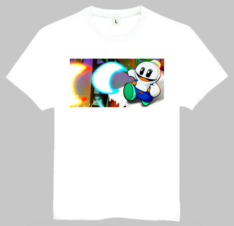 Snow Bros T-shirt 雪山兄弟 T恤 80后经典PS游戏 雪山兄弟 T恤 - 图1