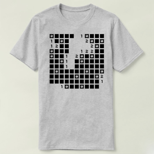 GEEK programmer 极客 程序员 minesweeper 定制Tee T-Shirt T恤 - 图1