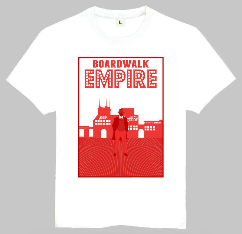 Boardwalk Empire T-shirt 大西洋帝国 T恤 潮流T恤 白色短袖 T恤 - 图3