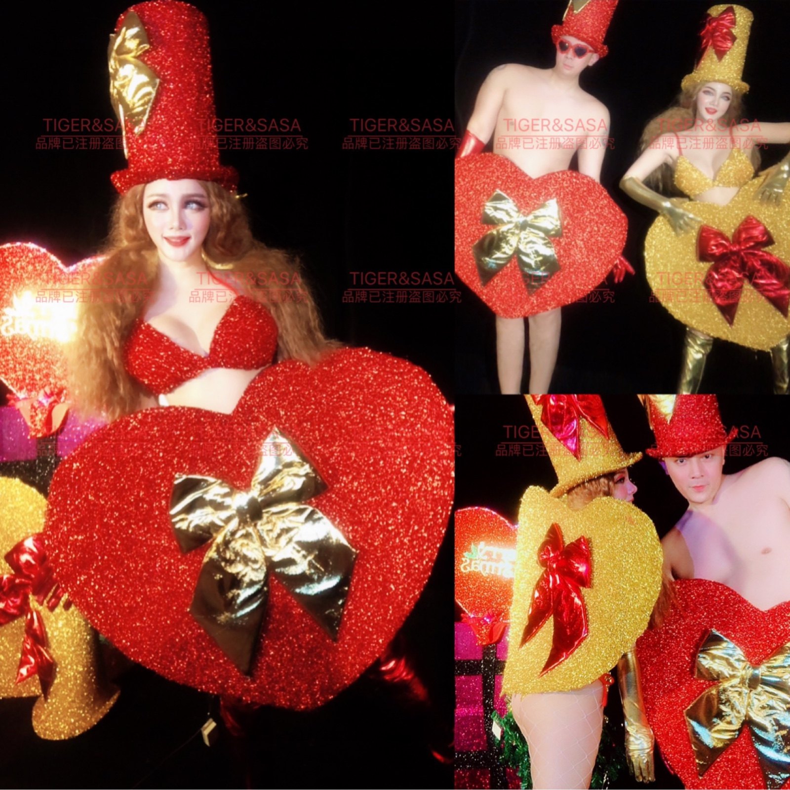 莎莎家2018夜店酒吧DJ歌手舞队男女GOGO春节情人节圣诞节演出服