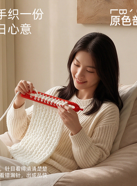 围巾冬季女生自己编织