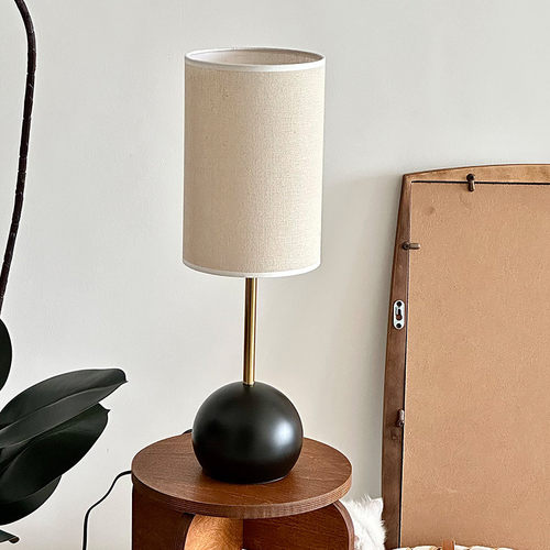 北欧设计酒店样板间美式简约台灯卧室床头灯客厅创意温馨个性桌灯 - 图2