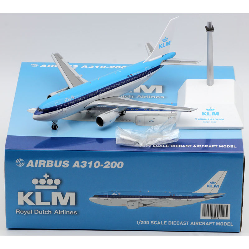 Jcwings 1/200合金客机模型荷兰航空 A310-200 KLM PH-AGA-图2