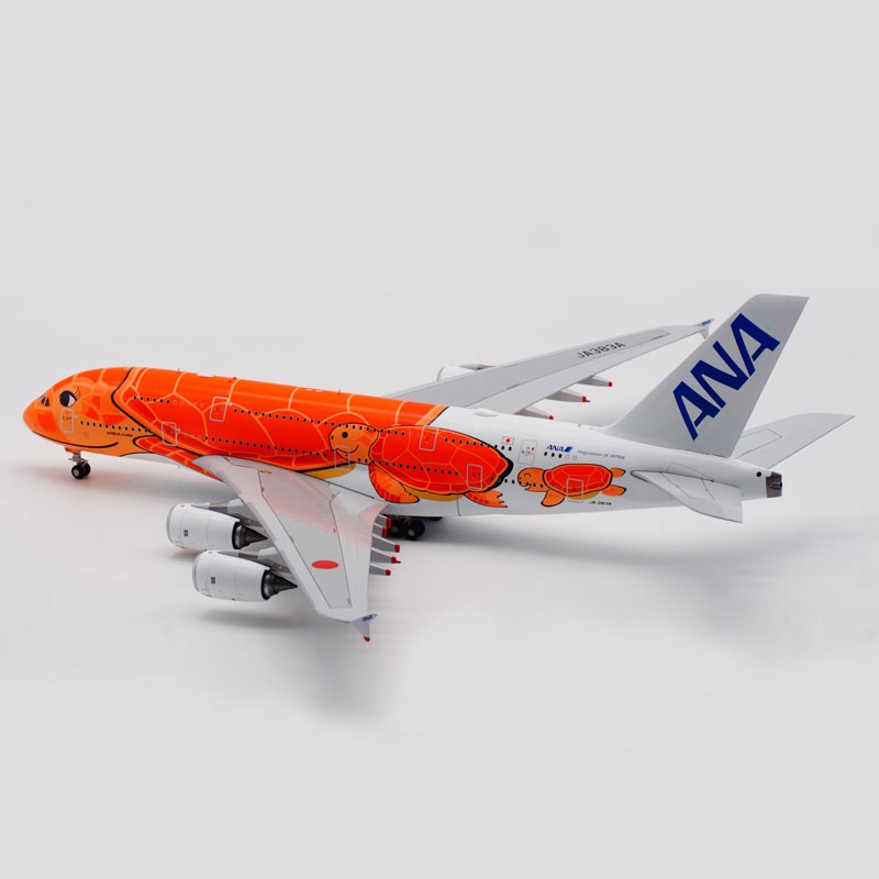 1/200 客机模型JC Wings全日空 ANA A380 橙海龟 JA383A 新版 - 图1