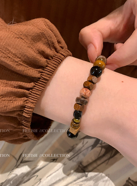 新中式叠戴串珠手链女2024年新款