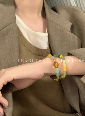 中式复古串珠手链女小众戴手饰
