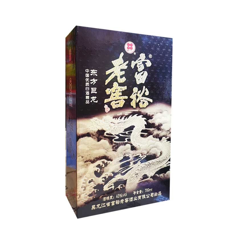 1瓶价 富裕老窖东方巨龙43度 浓香型纯粮酒 500ML/瓶或 700ML/瓶 - 图3