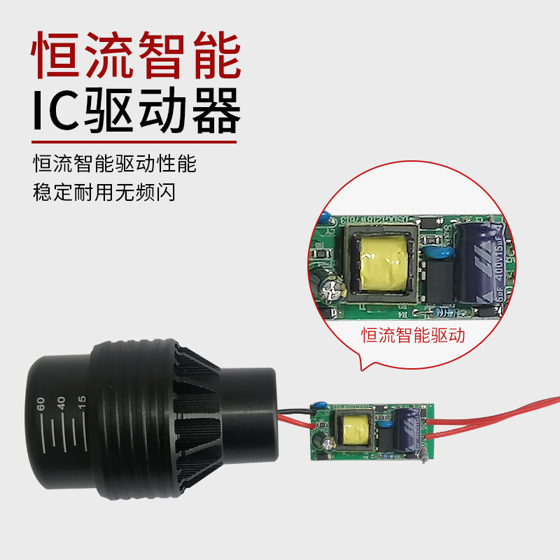 射灯灯泡E27螺口led射灯灯杯餐饮吊灯筒灯高显色cob调焦聚光灯泡 - 图2