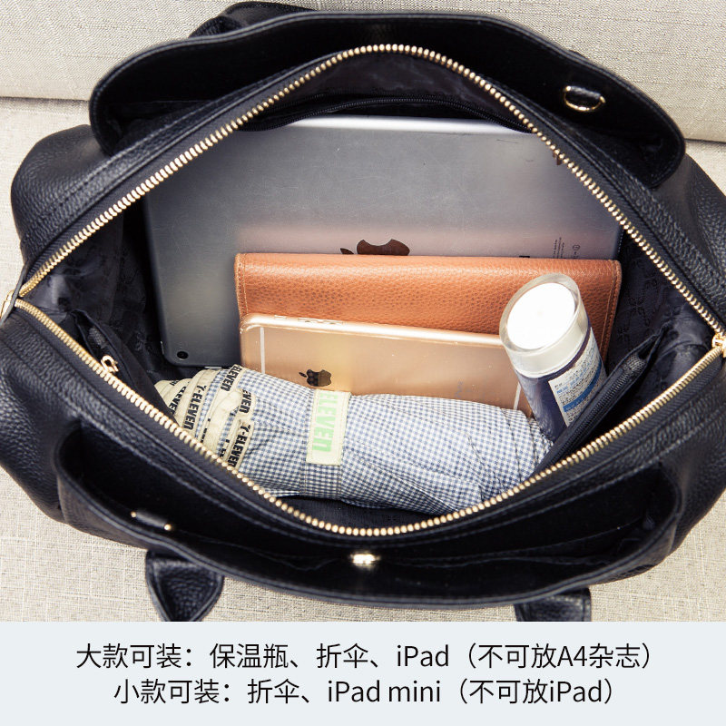 女2019新款真皮大容量时尚枕头包 枫行天下箱包女士包袋