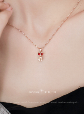 圣诞节小礼物项链锁骨链