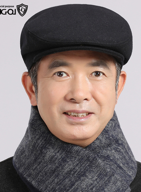 男秋冬季鸭舌帽前进帽平顶帽帽子