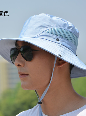 福煦男士可调节头围盆帽防泼水