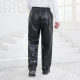 Waterproof and oil-proof loose work leather pants large size labor protection clothing