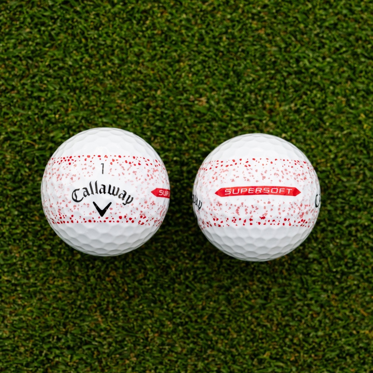 代购CALLAWAY高尔夫球新款Supersoft Splatter Golf Balls - 图1