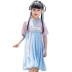 Cô gái Hanfu váy cổ tích thanh lịch cho trẻ em hè siêu tiên phong cách Trung Quốc 2019 mới cải tiến váy - Váy