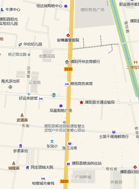濮阳县城区地图2026新版定制街道图高清防水装饰中介办公室贴挂图