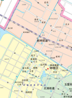 常州市钟楼区地图交通行政区划图墙壁海报2026新款办公室装饰挂画