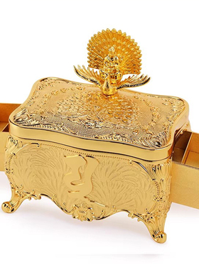 原装正品李居明九运吉祥物[孔雀明王大财箱]摆件九运家居客厅摆设
