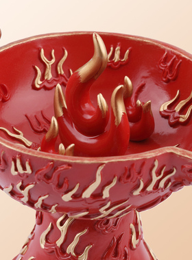 现货李居明风火轮三碧摆件