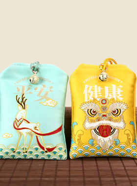 刺绣国潮随身香囊挂件