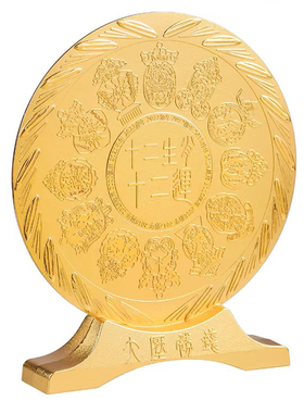 原装正品李居明九运常年吉祥物大压胜钱摆件健康平安家居书房摆设