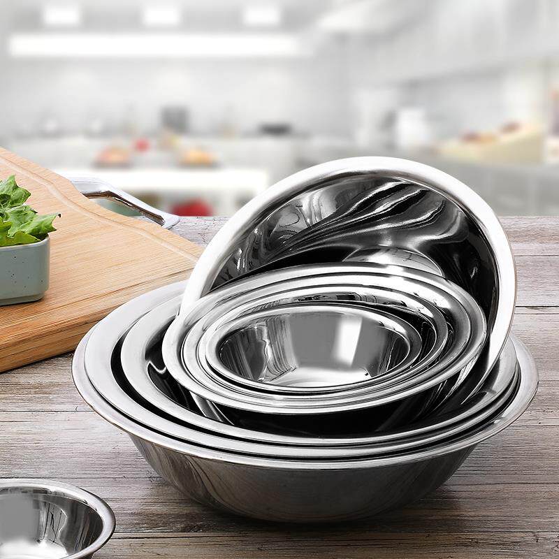 加厚不锈钢马斗厨房码斗配菜盆马兜拌菜盆小汤盆调料盆