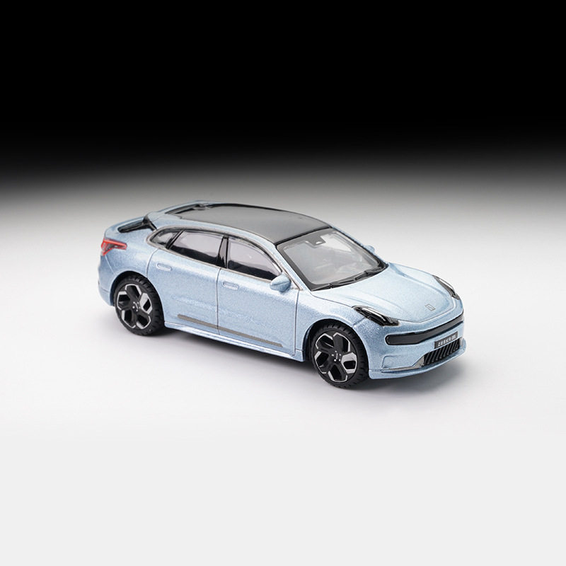 原厂1/64吉利ZEEKR 001极氪电车合金车模仿真小比例玩具小汽车模