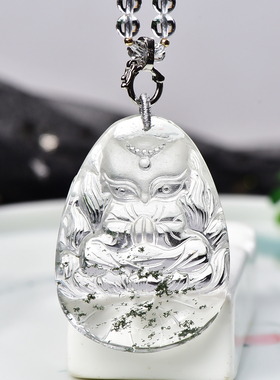 男女项链绿幽灵曙光雕刻