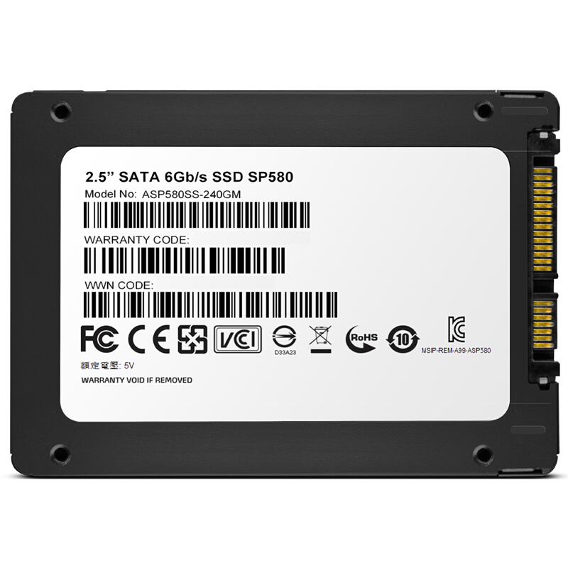 AData/威刚SP580 120G 240G 480G sata3.0接口 2.5寸固态硬盘SSD - 图3