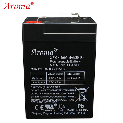 Aroma6V40AH3-FM-40电子秤台称耀华地磅吊秤铅酸蓄电池童车电瓶