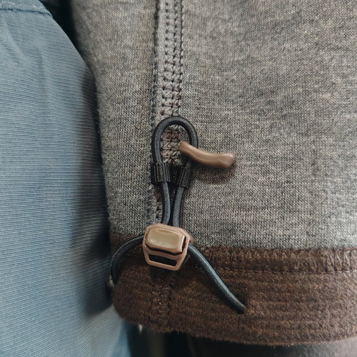 牧高笛户外25秋新款男女款防风保暖立领休闲抓绒衣外套ZM25311017 - 图1