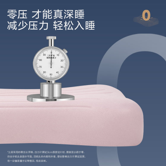 Luolai Zero Pressure Deep Sleep Pillow Memory Foam Class A Antibacterial Pillow