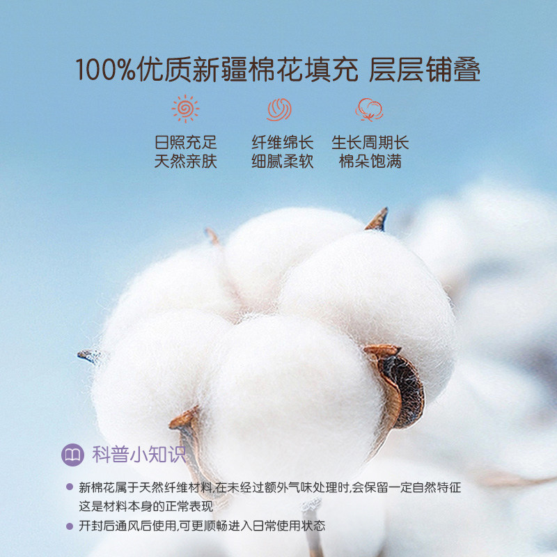 Luolai Children's Class A Xinjiang Cotton Quilt Full Cotton Antibacterial