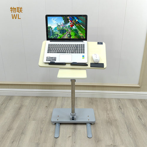 物联简易笔记本电脑桌床上床边电脑桌升降移动桌床边沙发桌懒人桌 - 图1