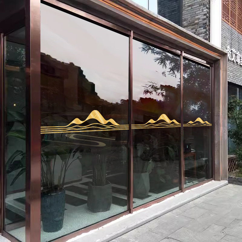 金山银山阳台厨房办公室断防撞腰线玻璃贴公司隔断门贴纸自粘高端,淘宝优惠券,粉丝福利购,淘宝优惠卷