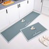 Oil-proof and dirt-resistant wipeable and washable long household floor mat