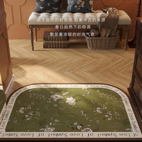 Entrance door floor mats are stain-resistant, non-slip, wipeable and wash-free, PVC leather carpets, high-end entry door and entrance door mats.