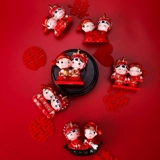 Heyuanxishop Свадебная комната Украшение поставляет новые свадебные подарки пара кукол украшения для новых друзей практические подарки