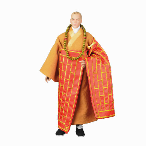 1/6古代服装唐僧衣服少林和尚僧袍僧衣锦襕袈裟12寸人偶模型娃衣 - 图3
