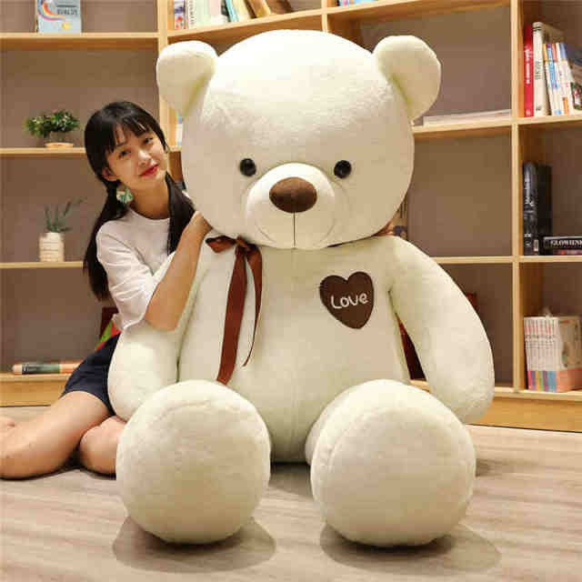 Teddy ຫມີຂະຫນາດໃຫຍ່ພິເສດຂະຫນາດໃຫຍ່ຂອງຫຼິ້ນ Plush ງາມສໍາລັບເດັກຍິງ