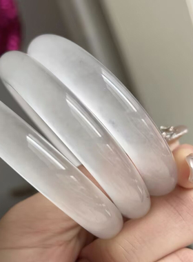 物美价廉玉髓手镯纯冰种天然正品